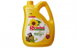 Gemini Refined Sunflower Oil   Can  5 litre